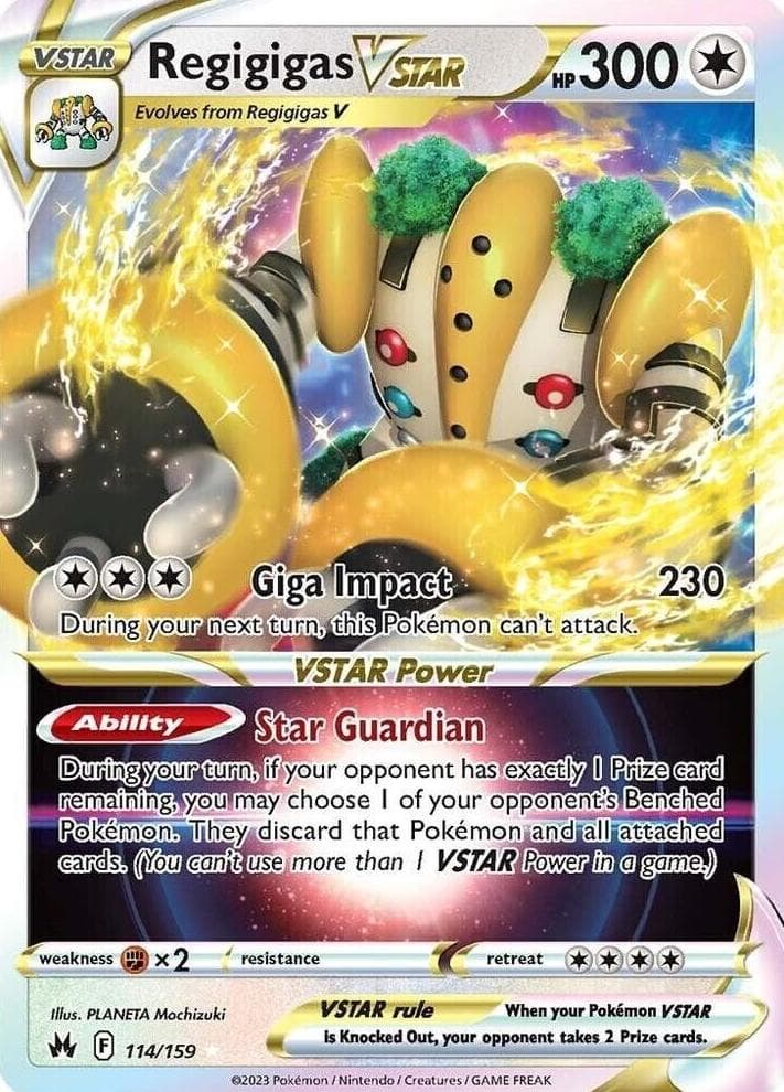 Regigigas VSTAR trading card