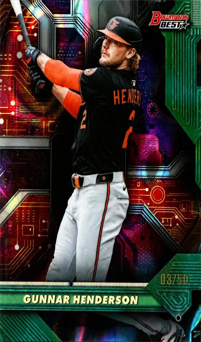 Gunnar Henderson 2025 bowman Bowman Best