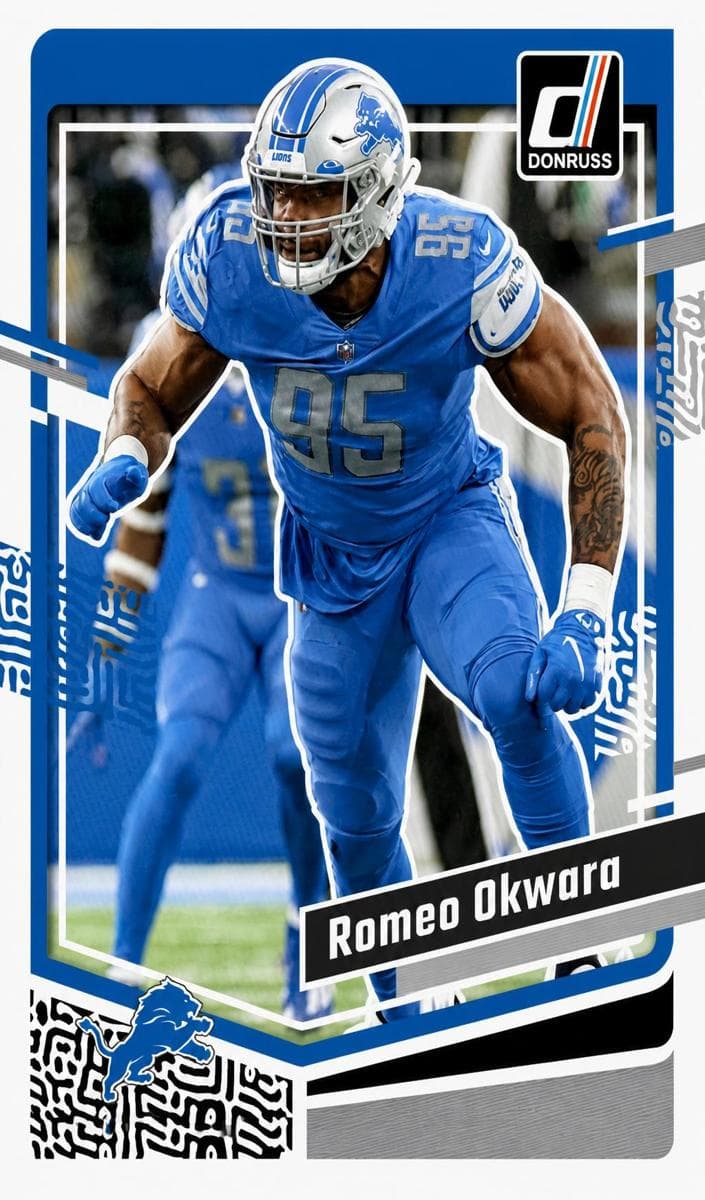 Romeo Okwara 2023 panini Panini Donruss