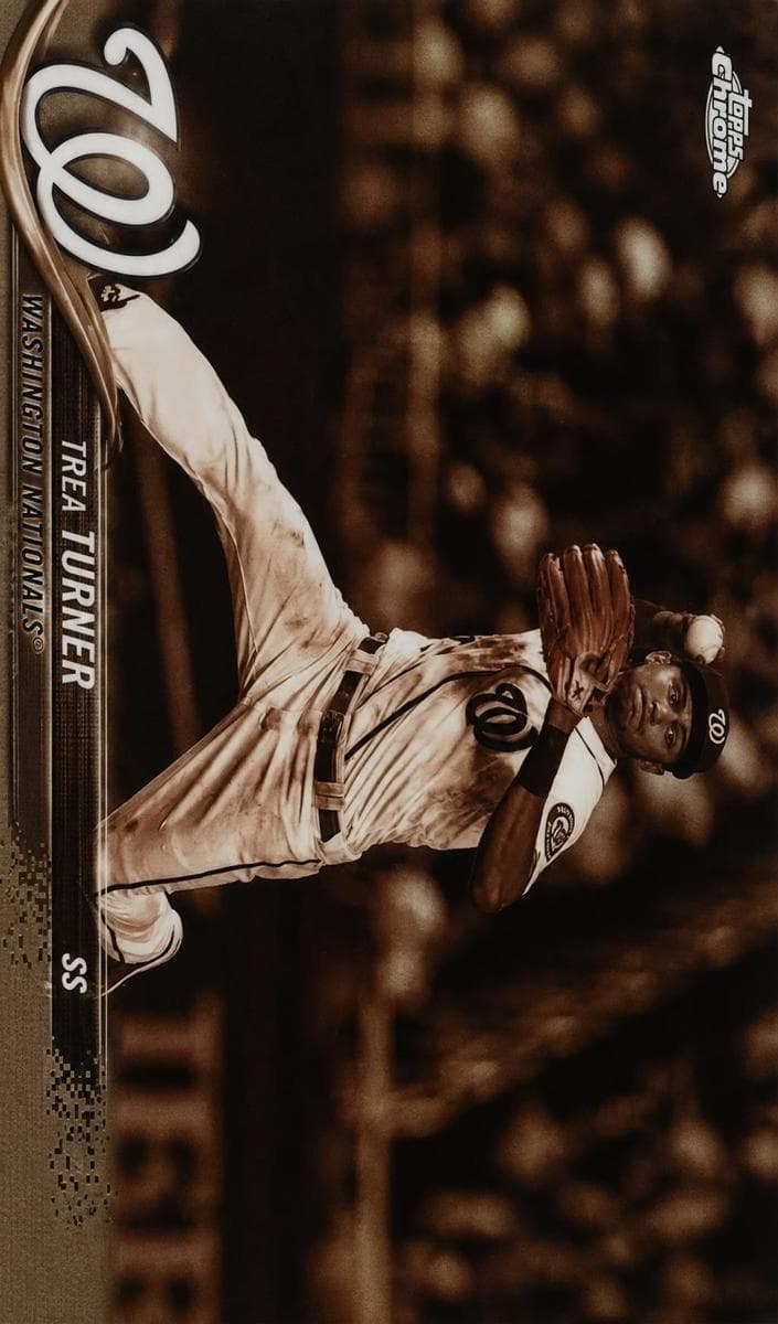 Trea Turner 2018 topps Topps Chrome