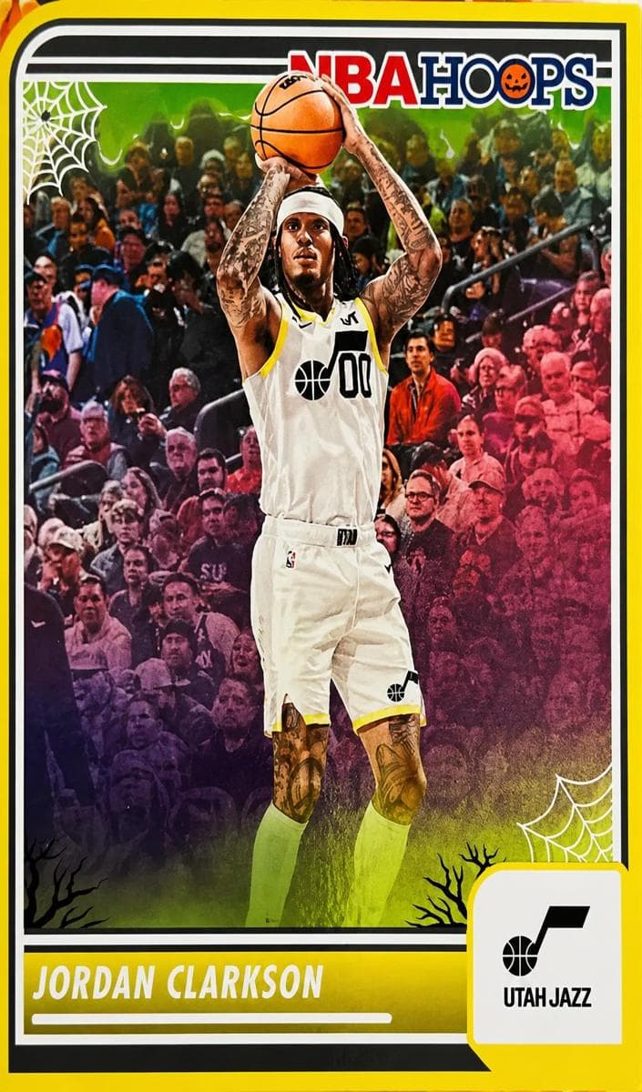 Jordan Clarkson 2023 panini Hoops Haunted Hoops