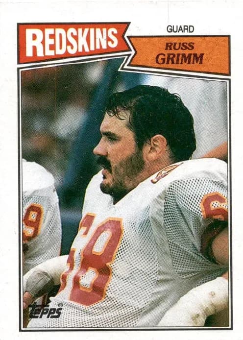 Russ Grimm 1987 topps Topps