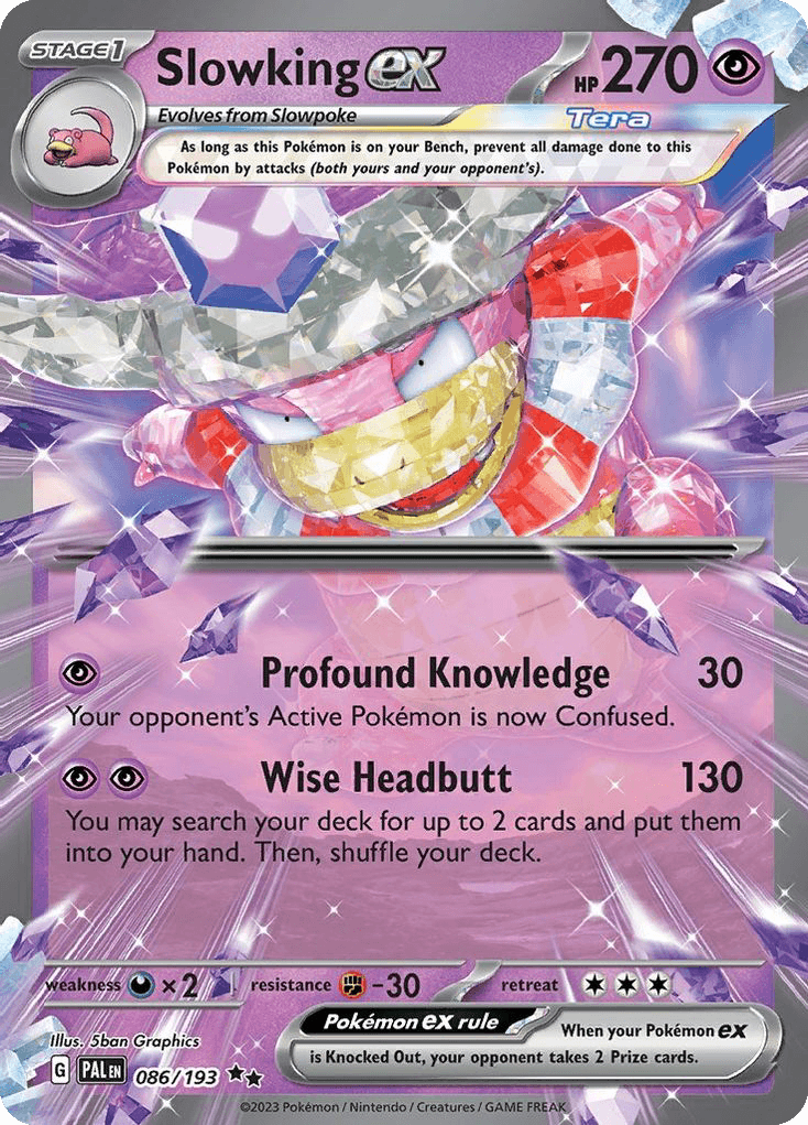 Slowking ex 2023 Pokemon Korean Snow Hazard