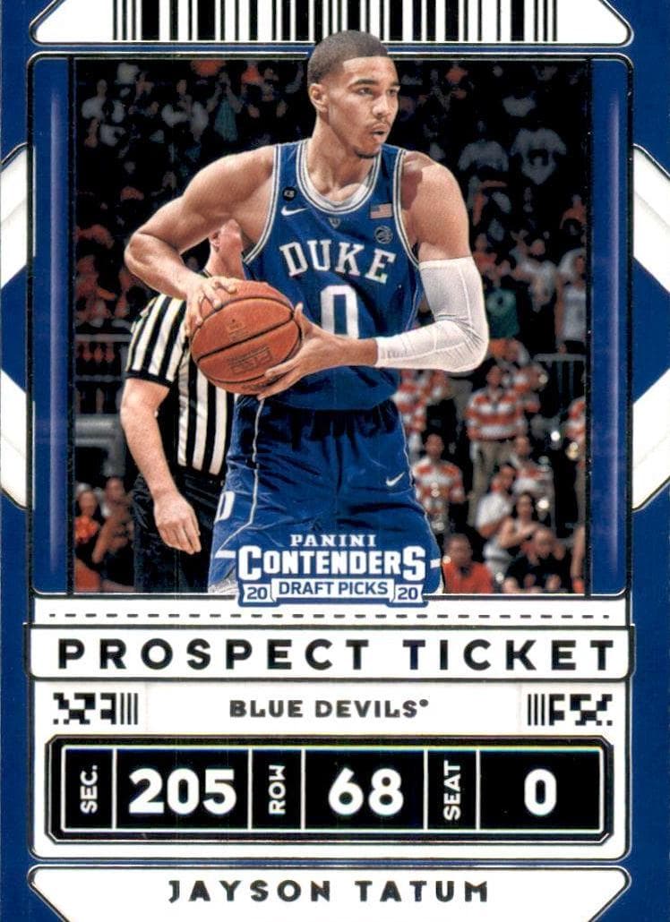 Jayson Tatum 2020 panini Panini Contenders Draft Picks