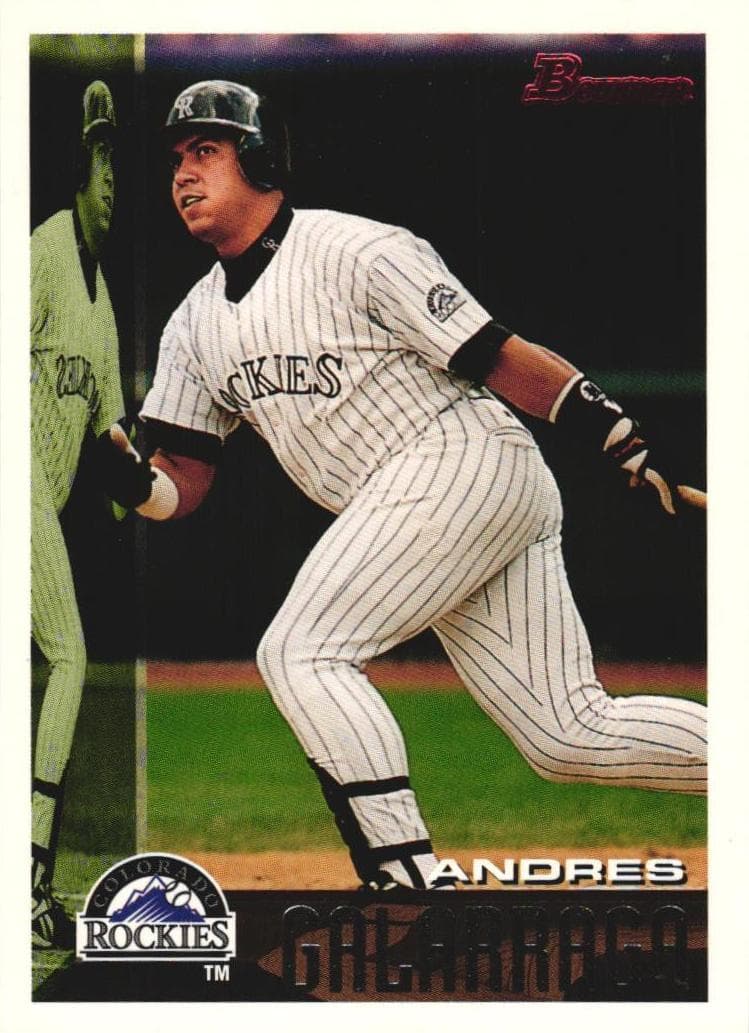 Andres Galarraga 1995 bowman Bowman