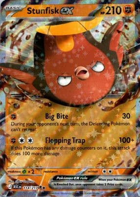 Stunfisk EX trading card