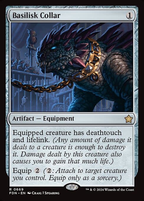 Basilisk Collar 2021 Magic: The Gathering