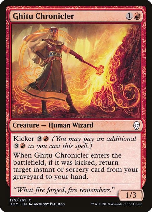 Ghitu Chronicler 2018 Magic: The Gathering Dominaria