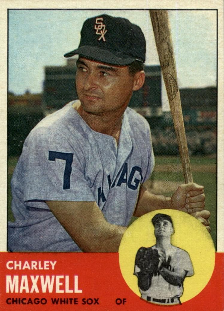 Charley Maxwell 1963 topps Topps