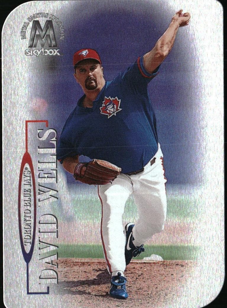 David Wells 1999 fleer SkyBox Molten Metal