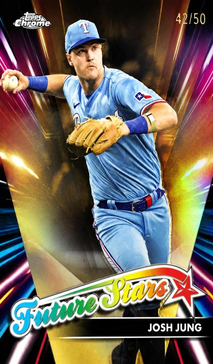 Josh Jung 2024 topps Topps Chrome