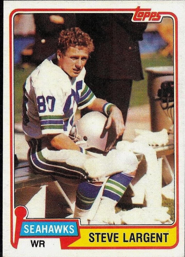 Steve Largent 1981 topps Topps