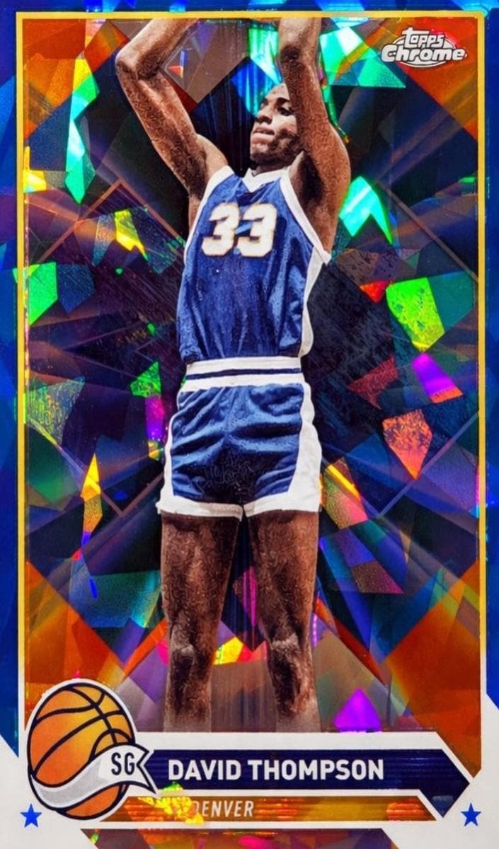 David Thompson 2023 topps Topps Chrome Sapphire Edition