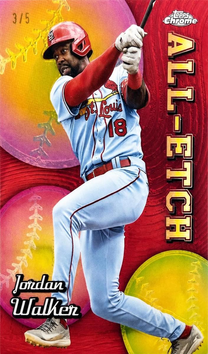 Jordan Walker 2024 topps Topps Chrome