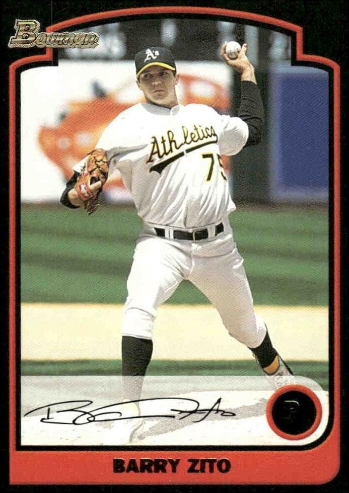 Barry Zito 2003 bowman Bowman