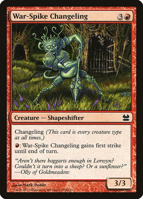 War-Spike Changeling 2008 Magic: The Gathering