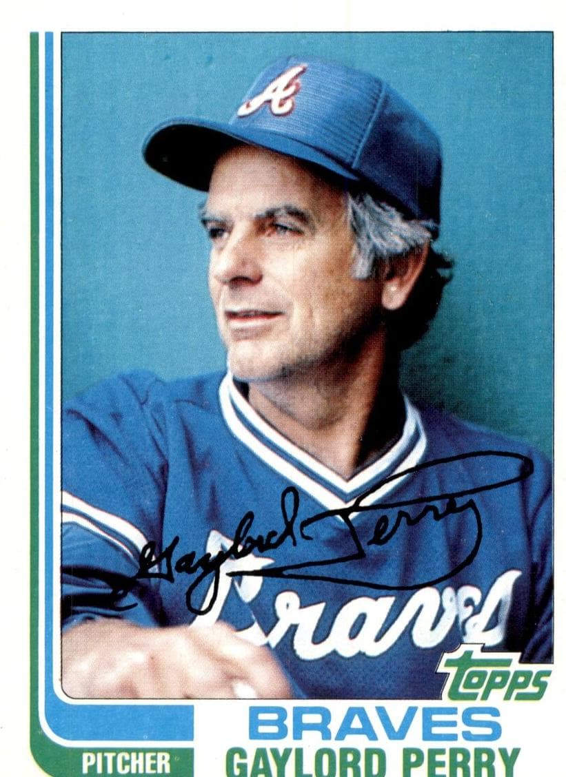 Gaylord Perry 1982 topps Topps