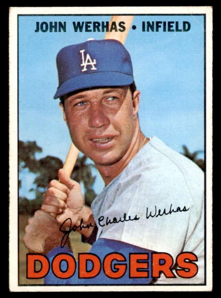 John Werhas 1967 topps Topps