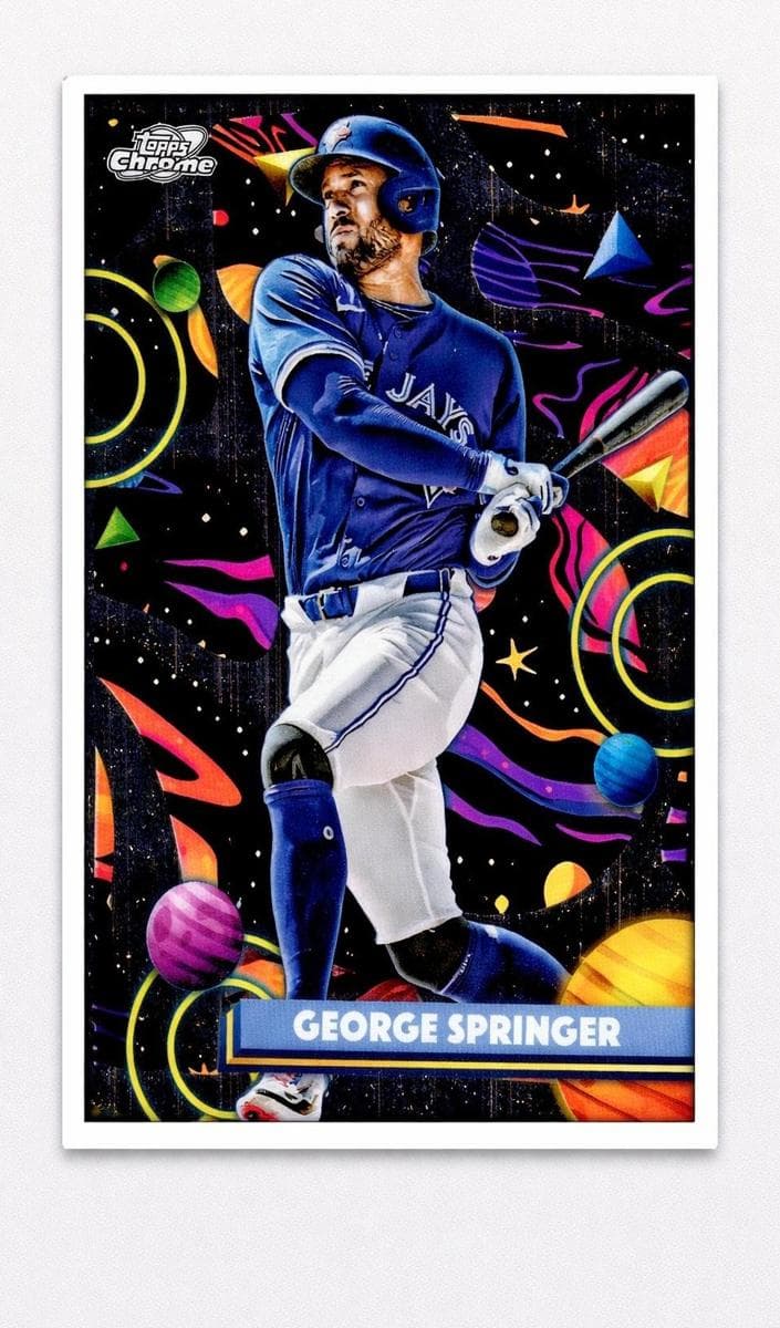 George Springer 2025 topps Topps Cosmic Chrome
