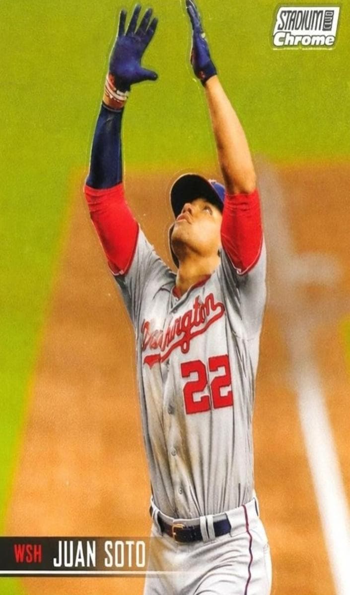 Juan Soto 2021 unknown Stadium Club Chrome