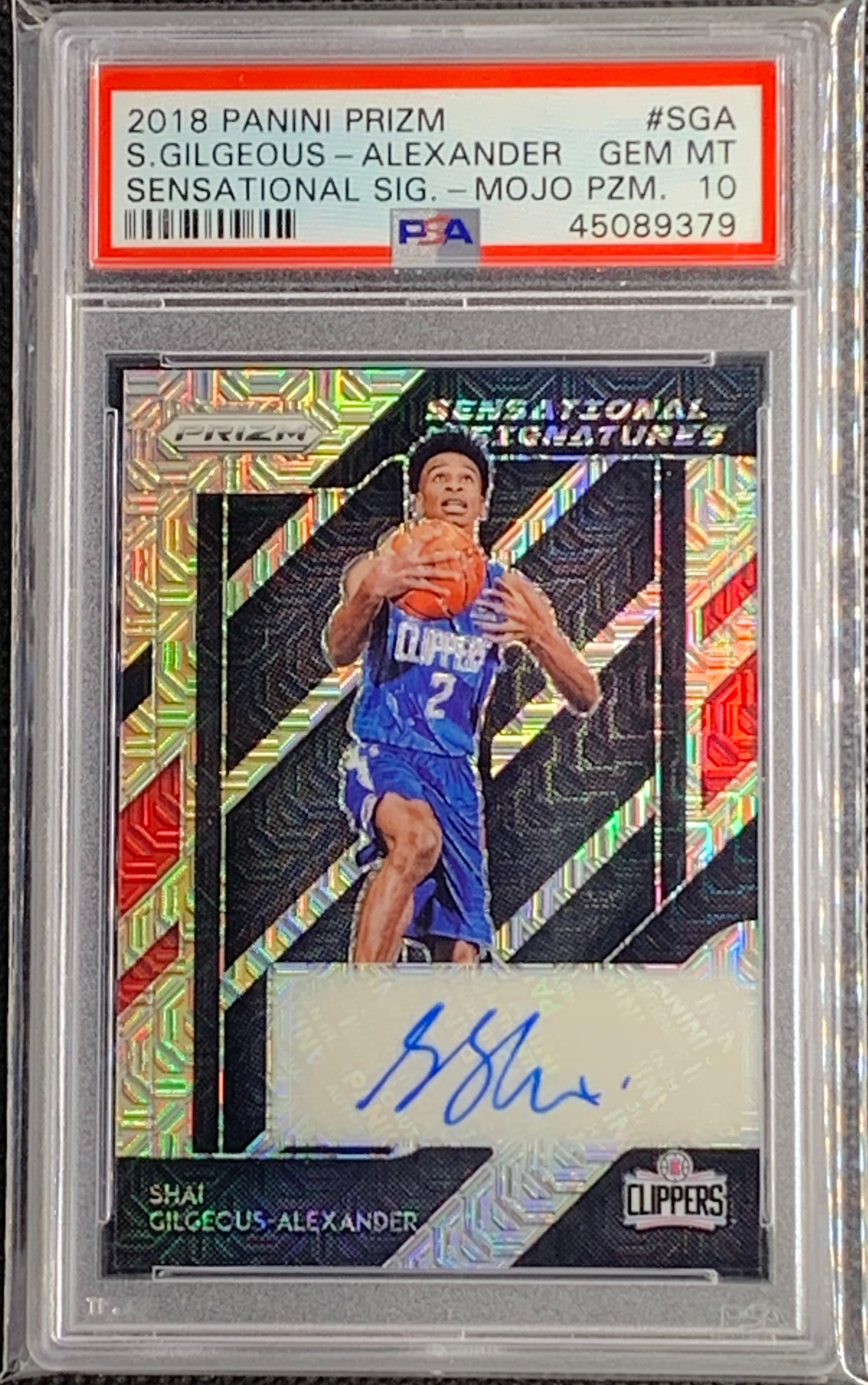 Shai Gilgeous-Alexander 2018 panini Panini Prizm