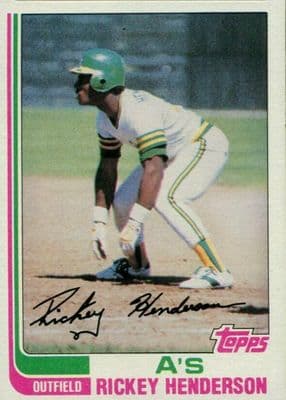 Rickey Henderson 1982 topps
