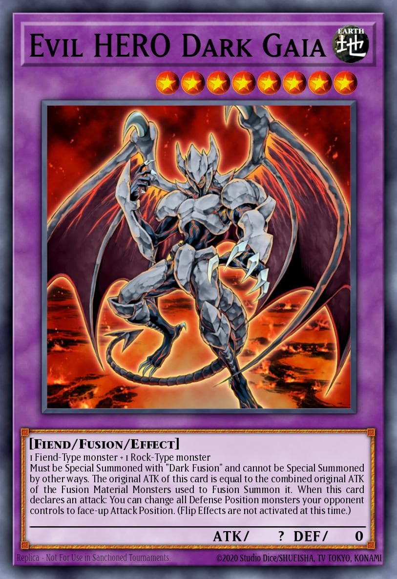 Evil HERO Dark Gaia 2008 Yu-Gi-Oh!