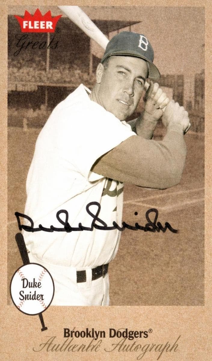 Bob Gibson / Duke Snider #nno