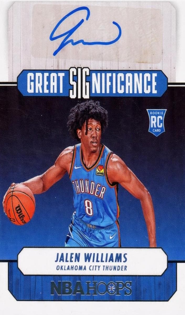 Jalen Williams 2022 panini Hoops