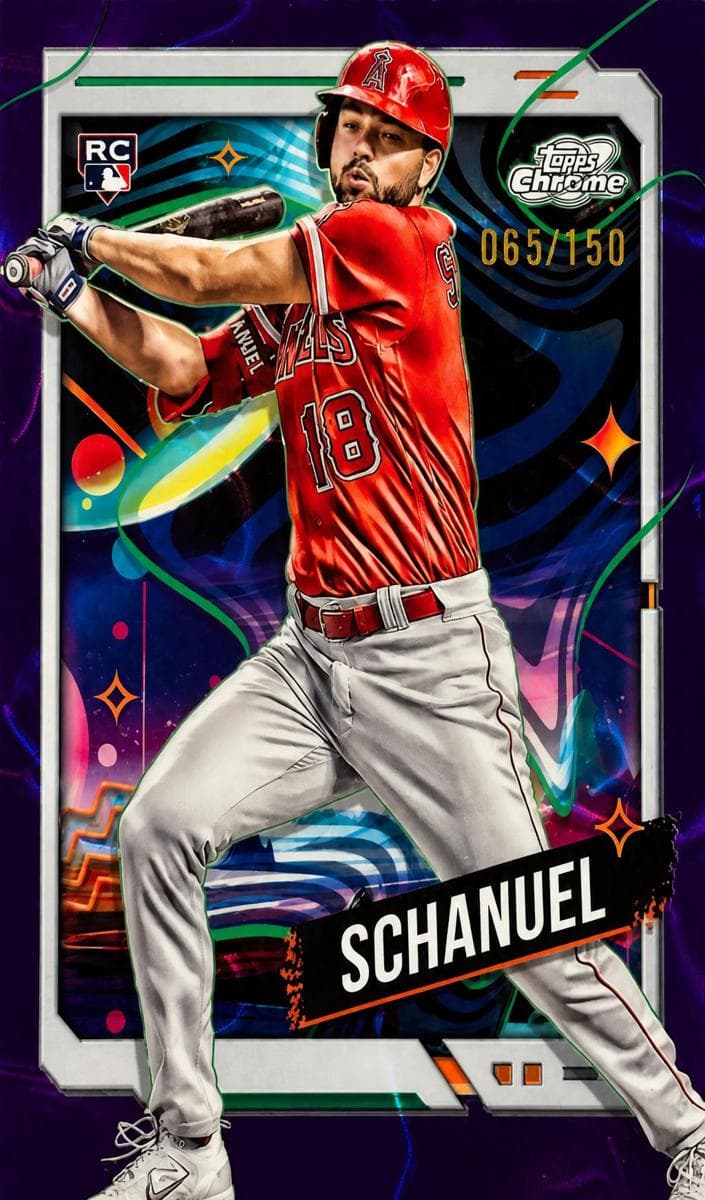Nolan Schanuel 2024 topps Topps Cosmic Chrome