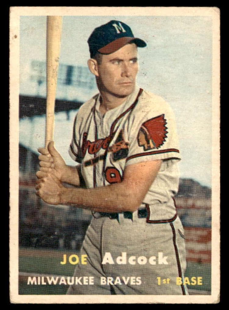 Joe Adcock 1957 topps Topps