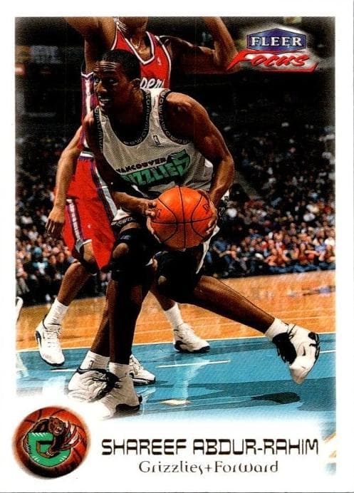Shareef Abdur-Rahim 1999 fleer