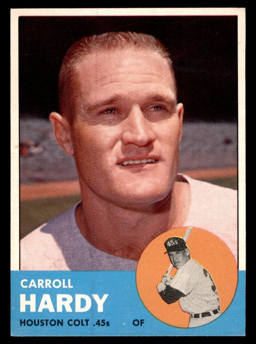 Carroll Hardy 1963 topps Topps