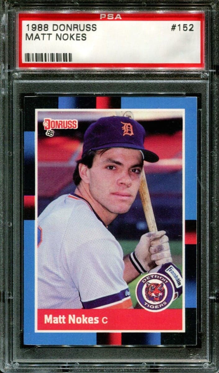 Matt Nokes 1988 panini Donruss