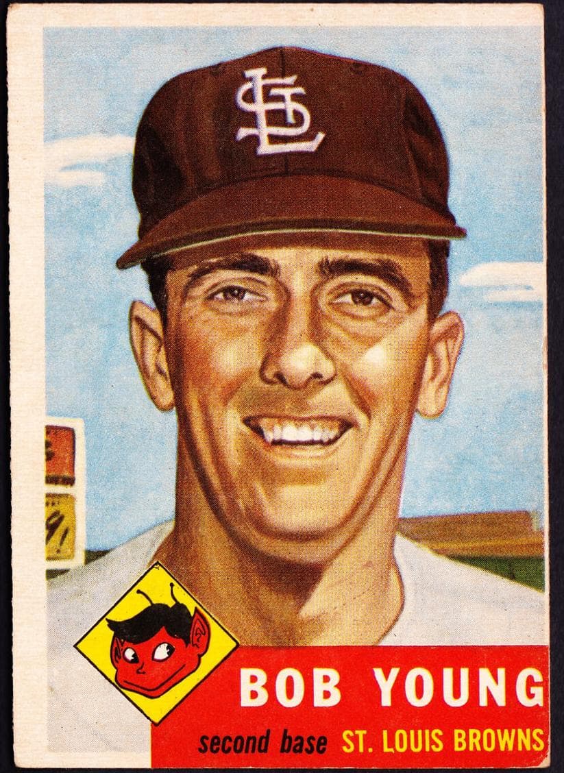 Bobby Young 1953 topps Topps
