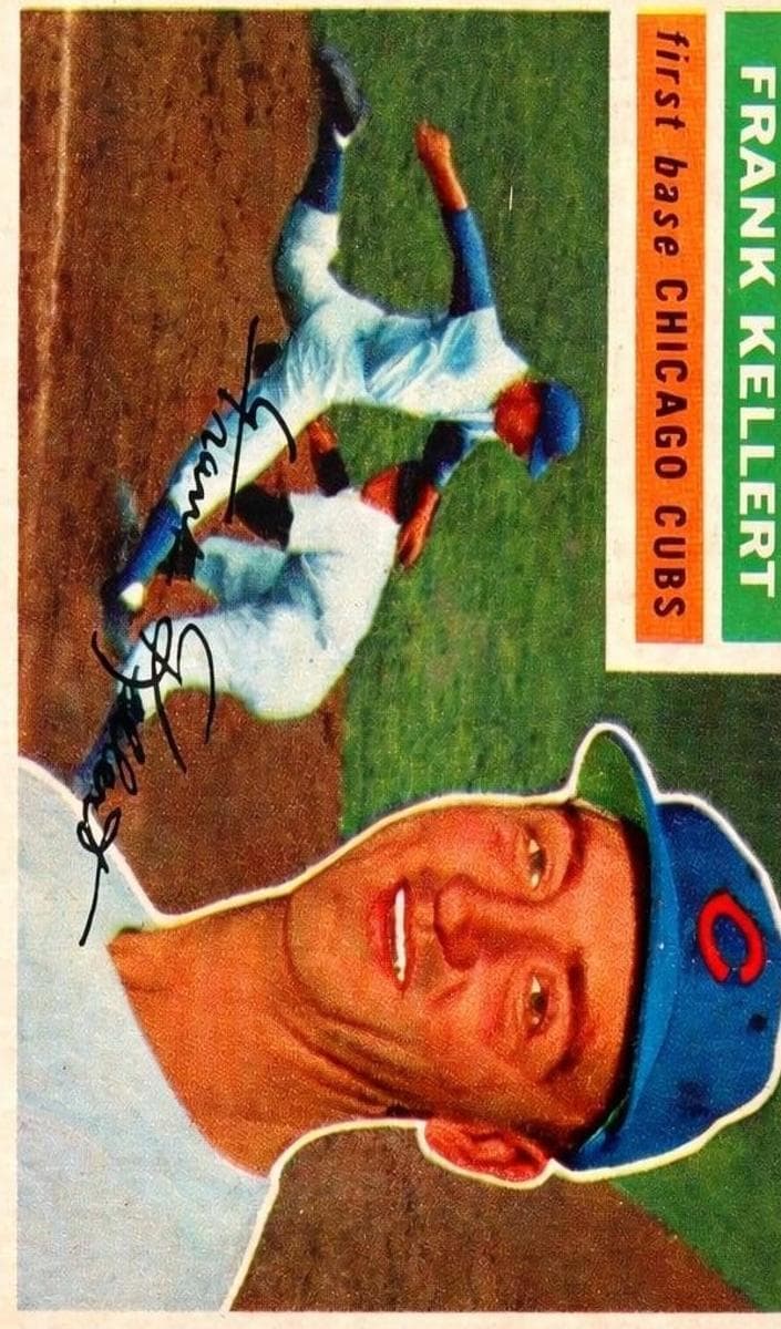 Frank Kellert 1956 topps Topps