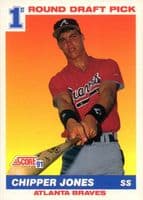 Chipper Jones 1991 panini