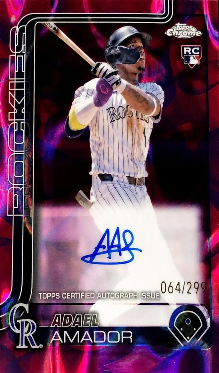 Adael Amador 2025 topps Topps Chrome Update