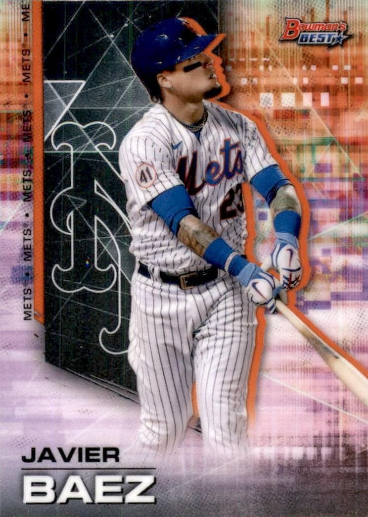 Javier Baez 2021 bowman Bowman's Best