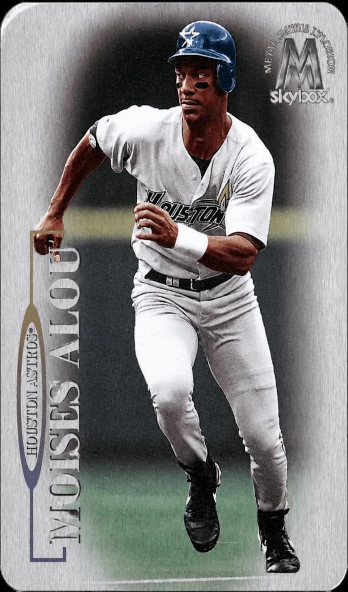 Moises Alou 1999 fleer SkyBox Molten Metal