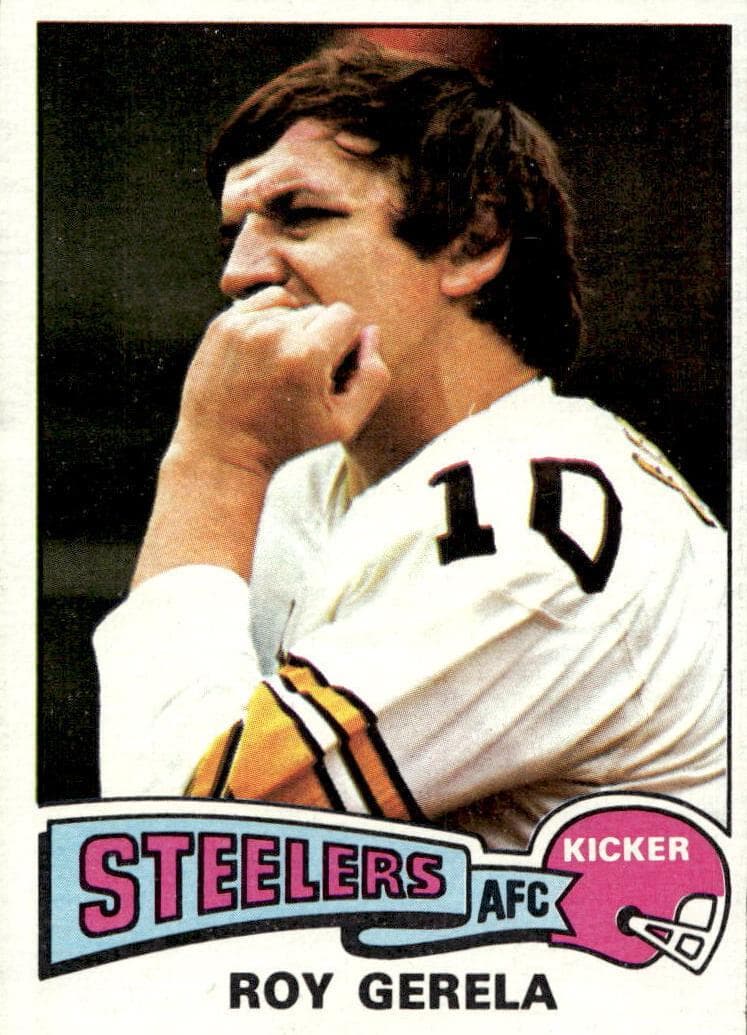 Roy Gerela 1975 topps
