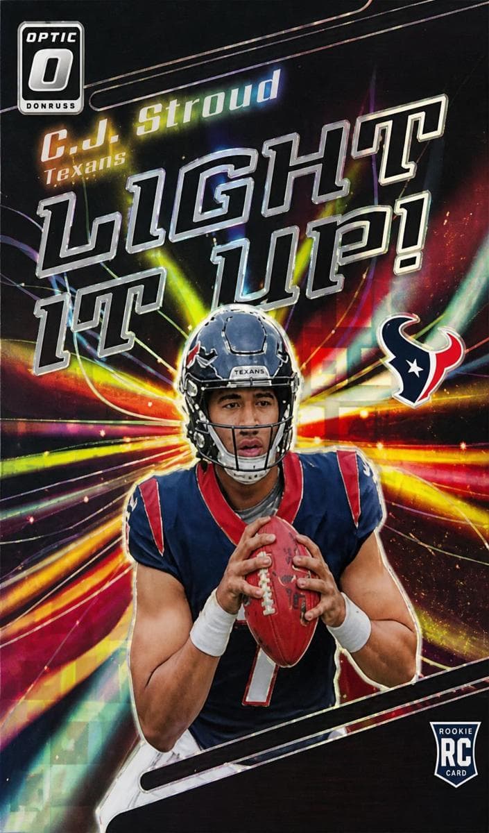 C.J. Stroud 2023 panini Donruss Optic