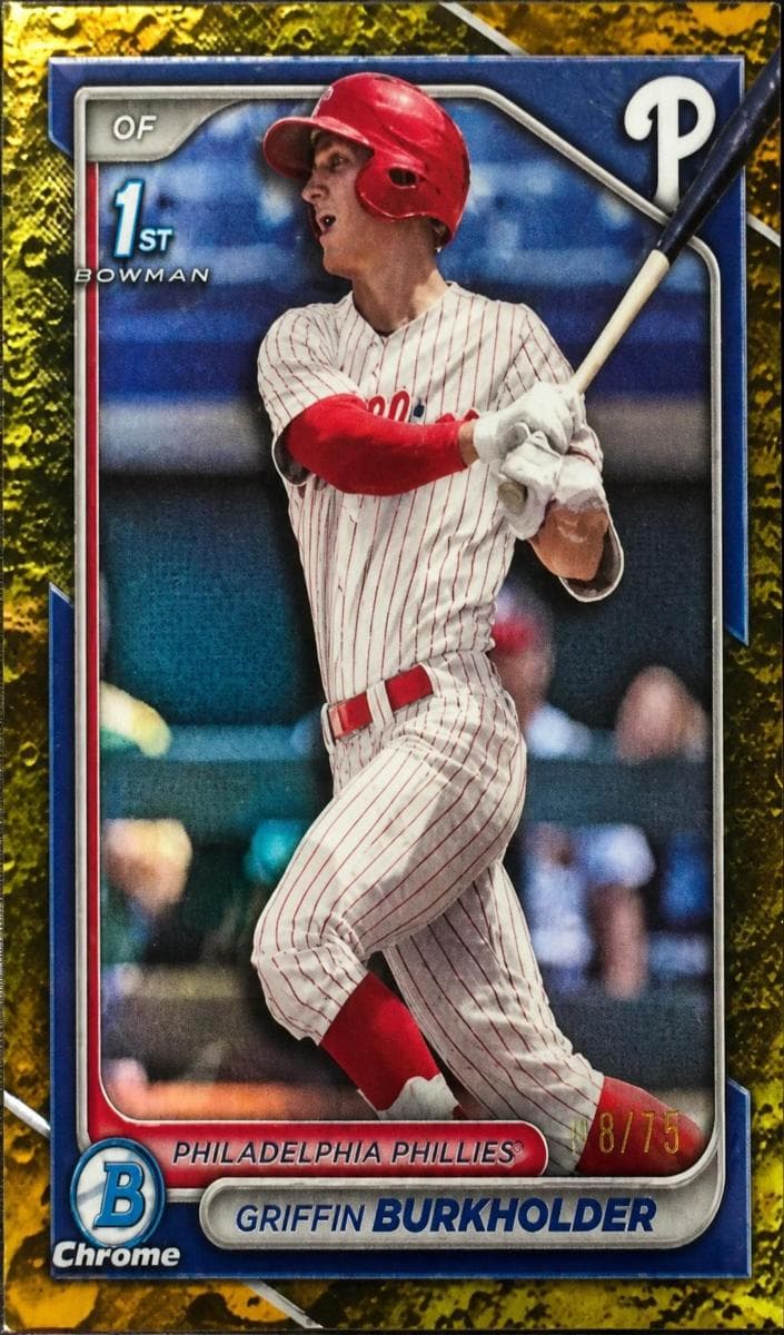 Griffin Burkholder 2024 bowman Bowman Draft Chrome