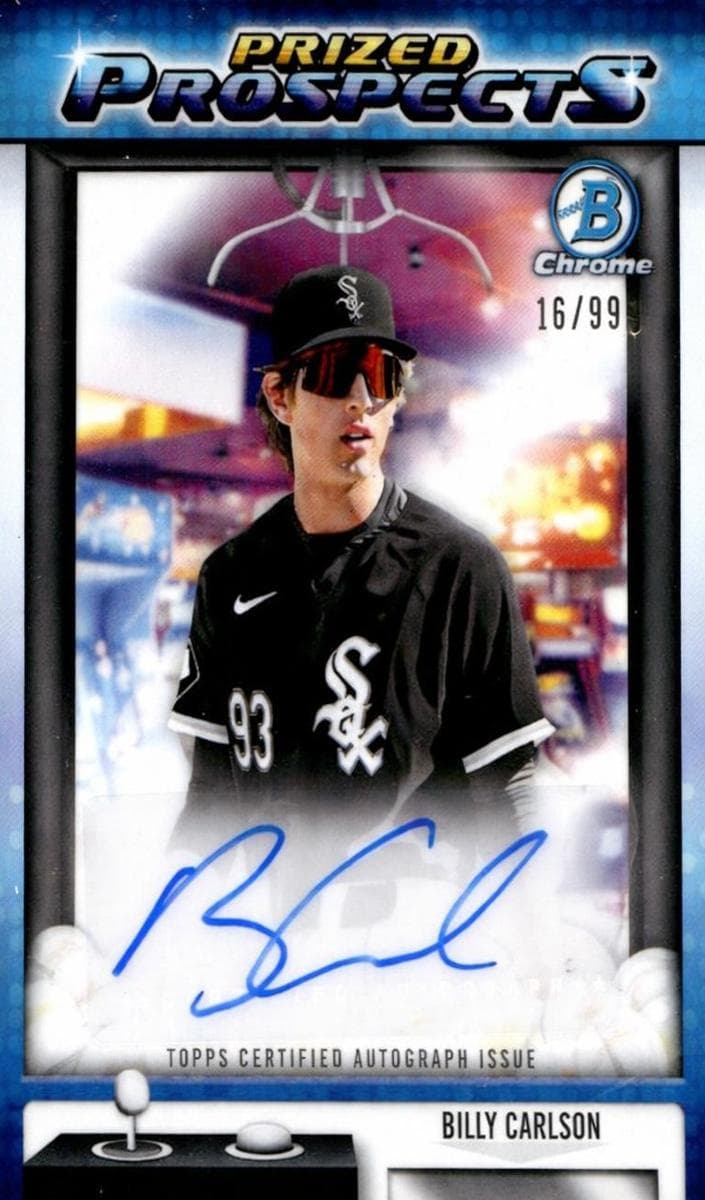 Billy Carlson 2025 bowman Bowman Draft Chrome
