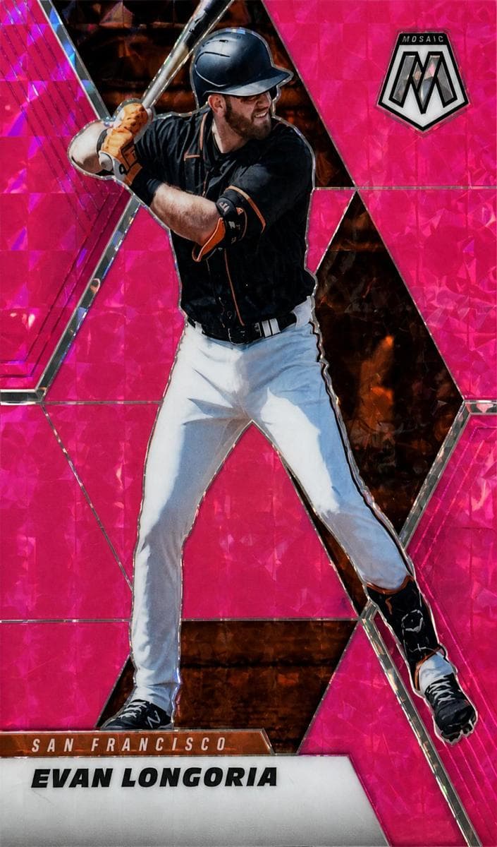 Evan Longoria 2021 panini Panini Mosaic