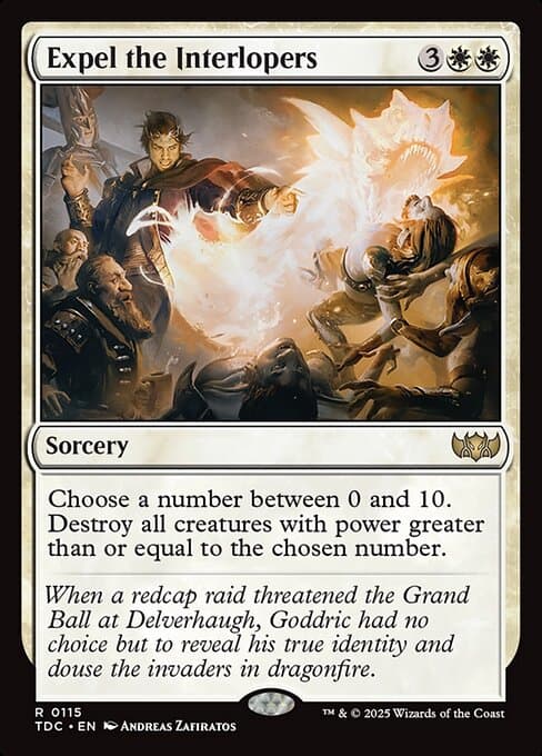 Expel the Interlopers 2025 Magic: The Gathering Tarkir: Dragonstorm Commander