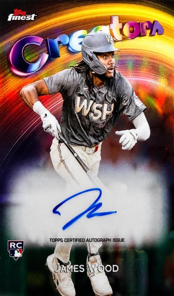 James Wood 2025 topps Topps Finest
