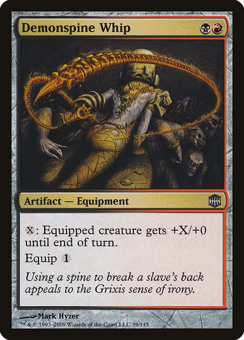 Demonspine Whip 2009 Magic: The Gathering Alara Reborn