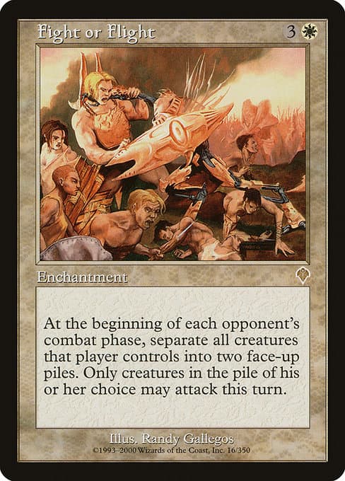 Fight or Flight 2000 Magic: The Gathering Invasion Foil