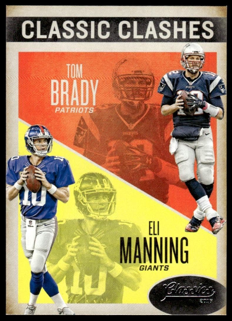 Eli Manning / Tom Brady 2016 panini